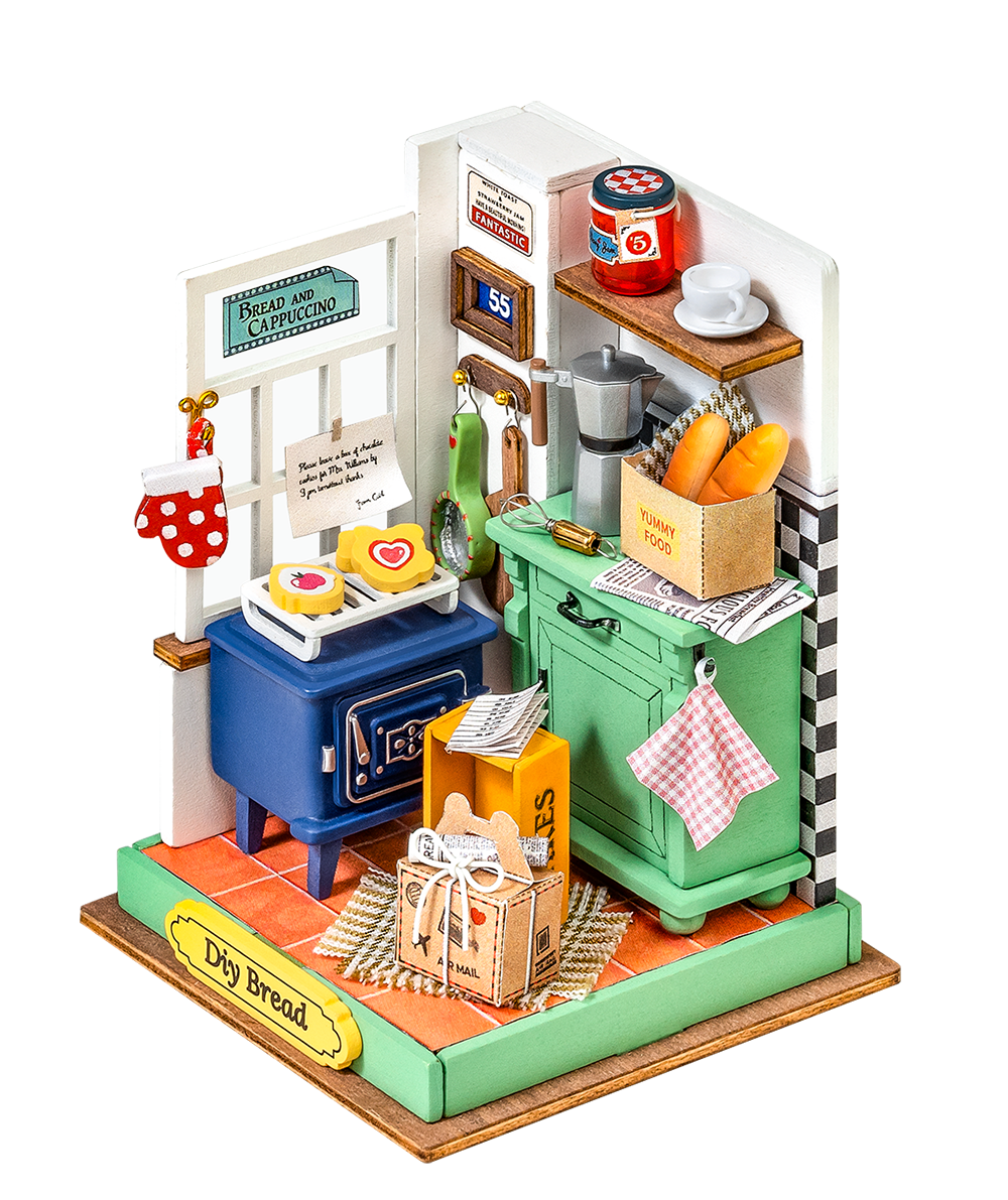 Rolife DIY Kit Mini 3D House Afternoon Baking Time DS029