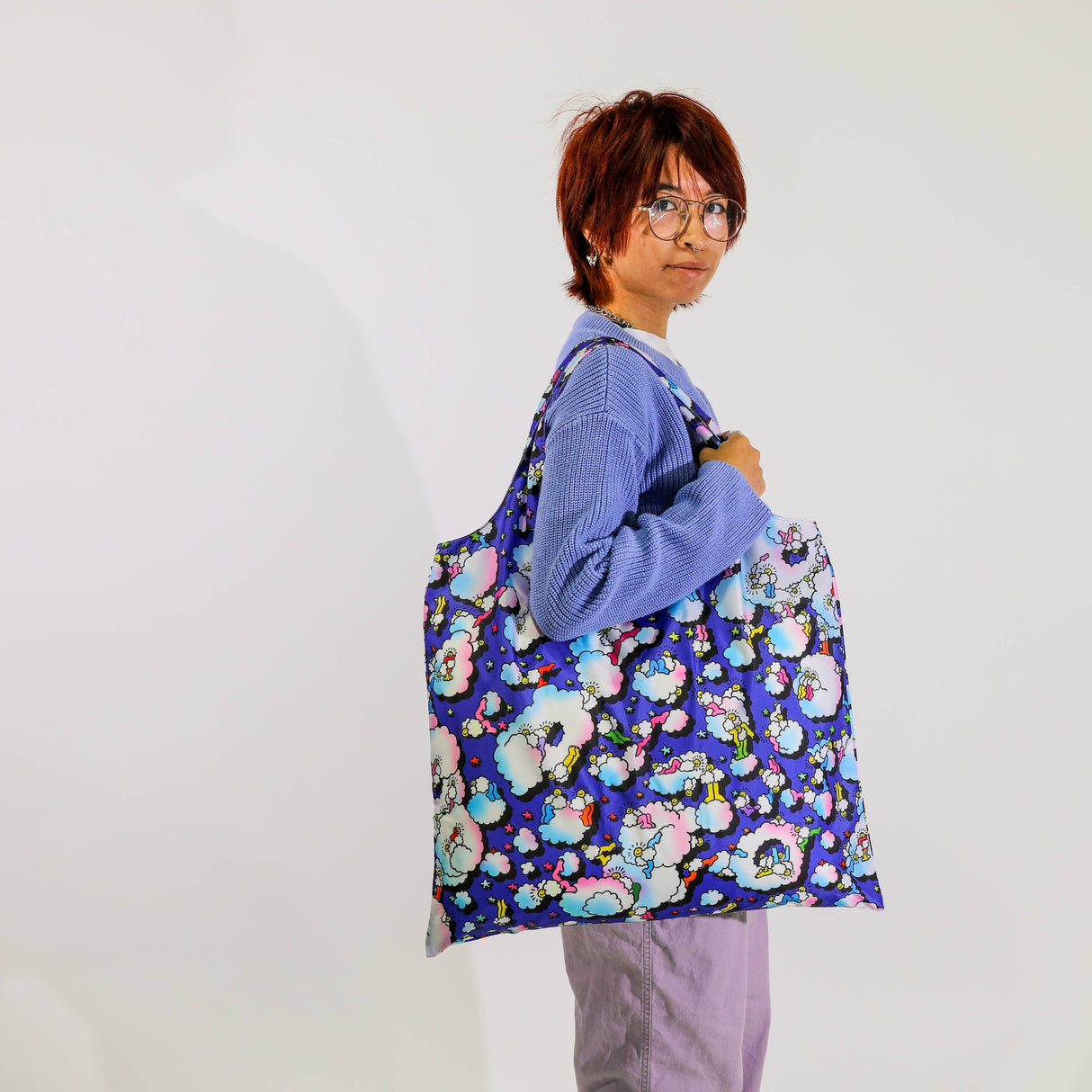 Dracula's Flute Art Sack® by Dirty Clouds - Reusable Tote Bag