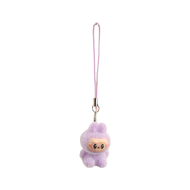 Lafufu Flocked Keychain Bag Charm