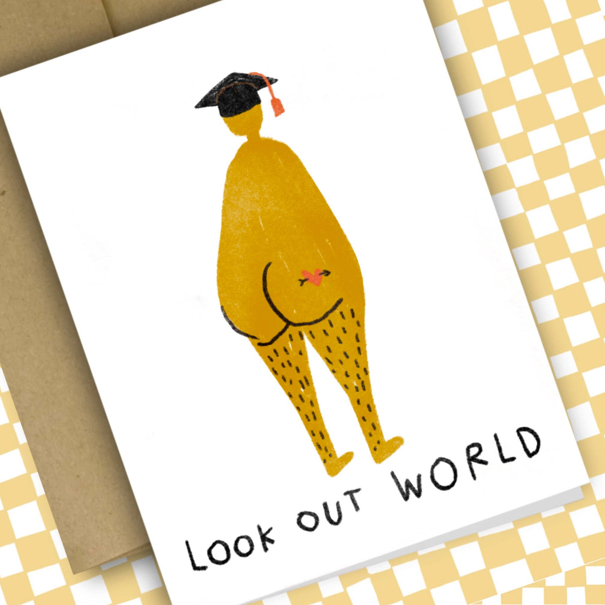 Look Out World Greeting Card
