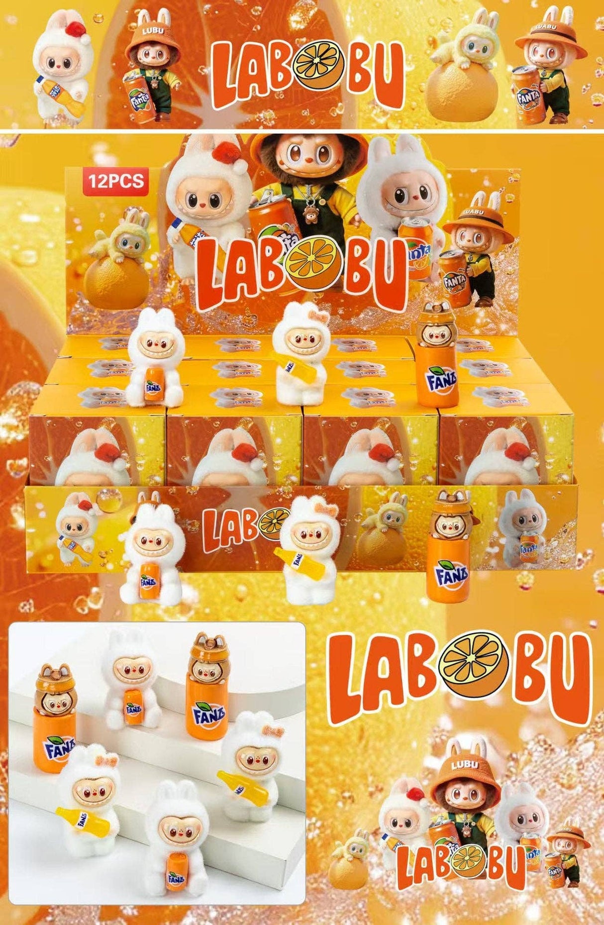 Christmas Flocked Vinyl Figure Collectible Toy Blind Box