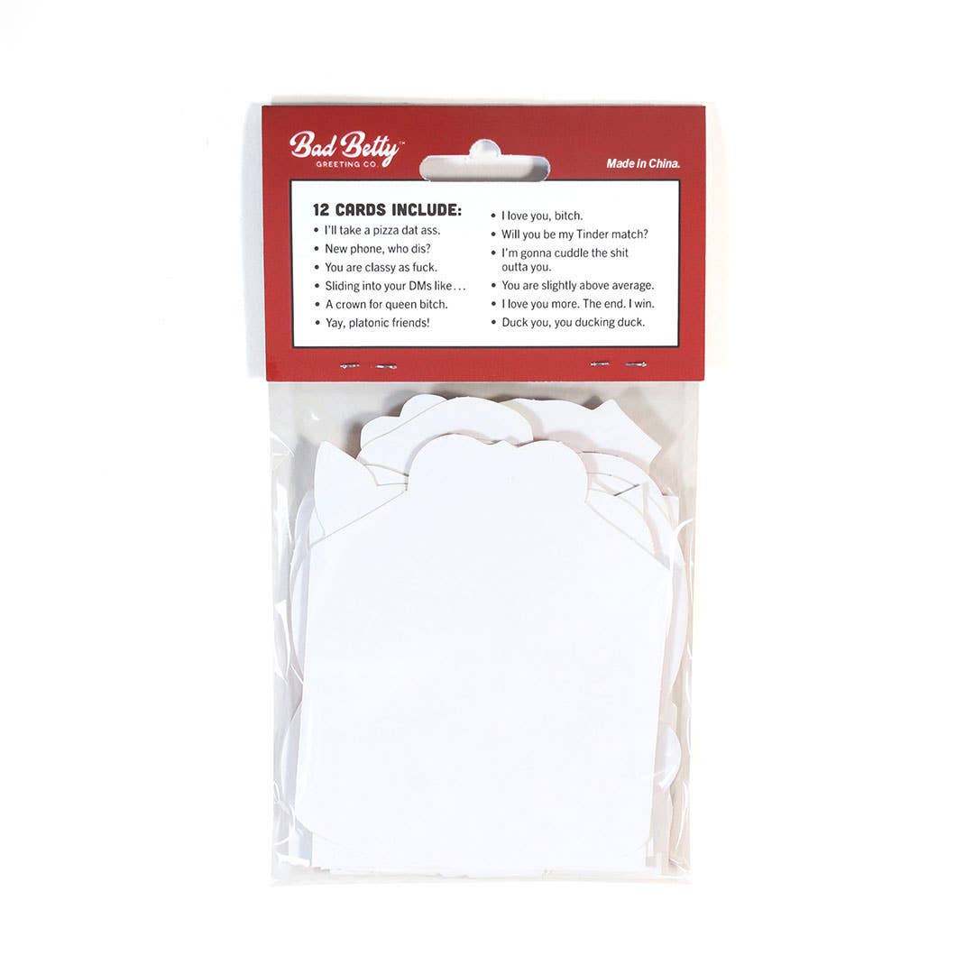 Set of 12 Funny Vintage Valentine's Day Cards