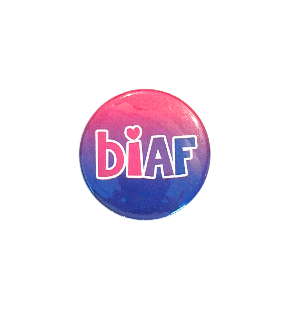 Pride BI AF pin back buttons
