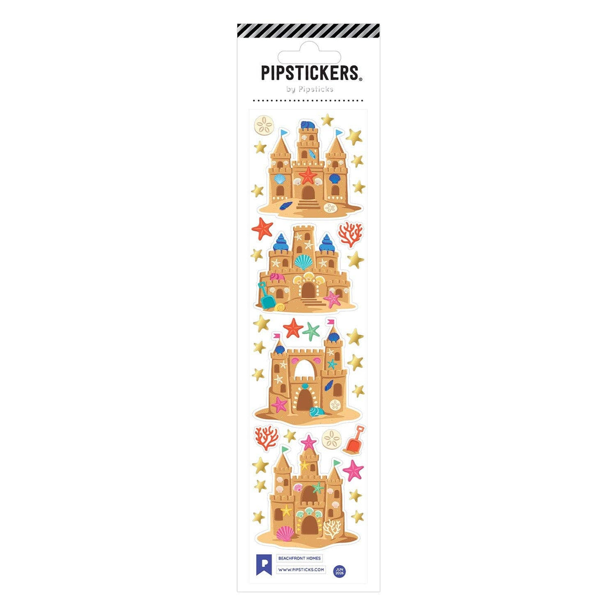 Beachfront Homes Sticker Sheet