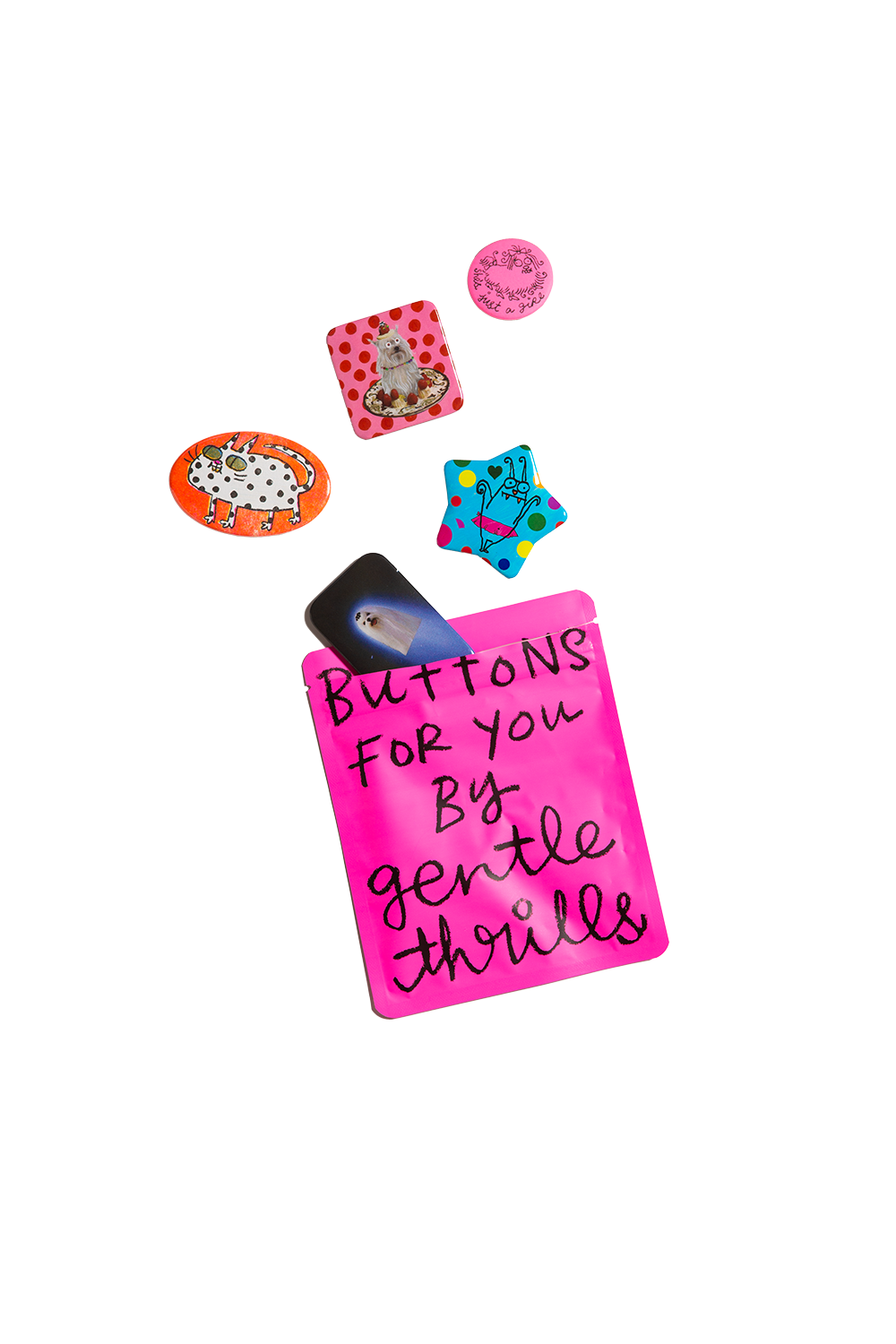 Chaos Mode Button Bag