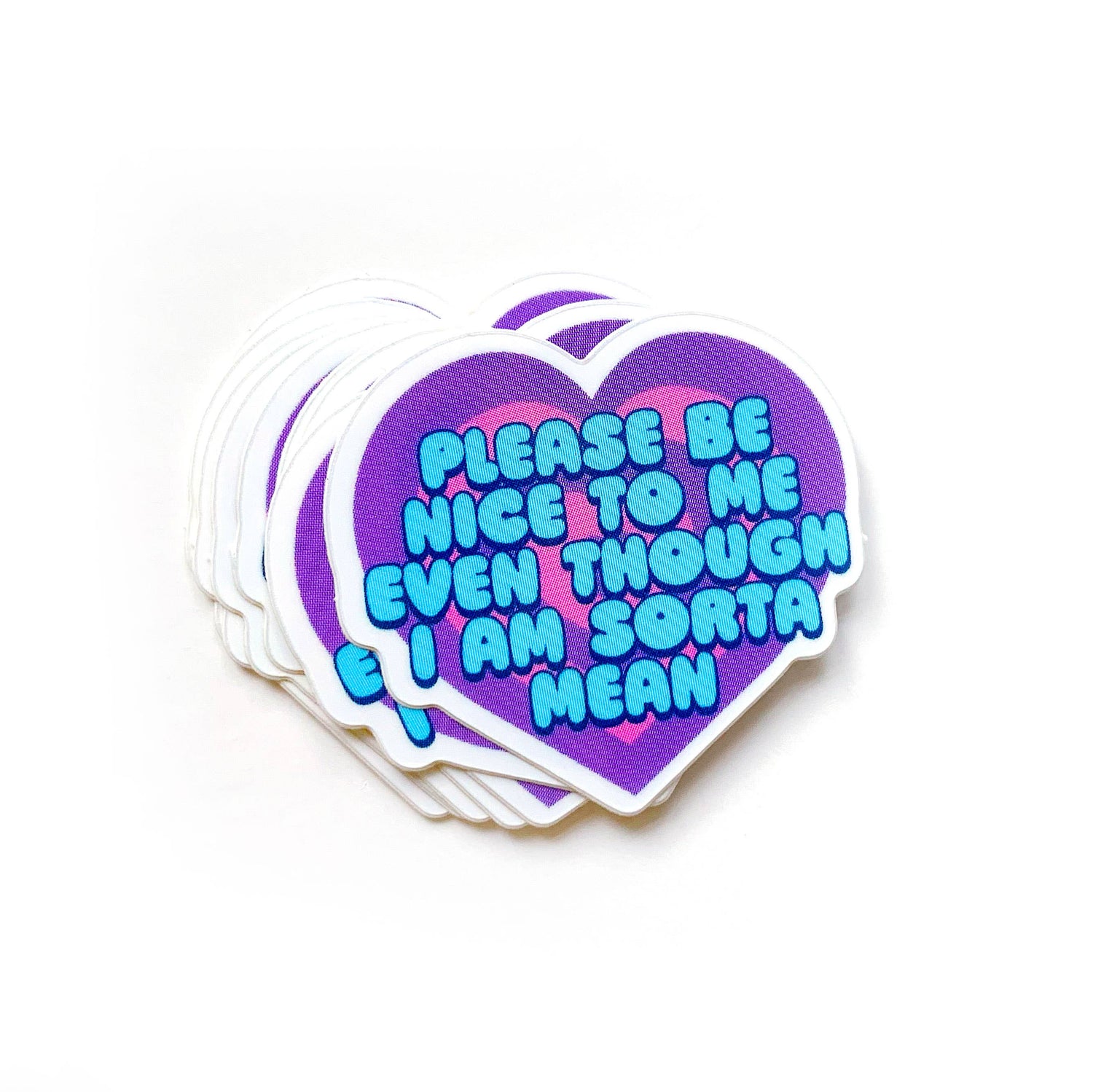Please Be Nice Mini Sticker