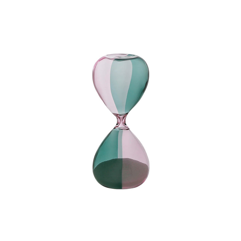 Bicolor Glass Hourglass (5min)