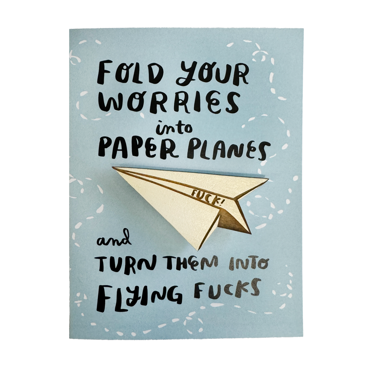 Paper Planes Magnet w/ Greeting Card