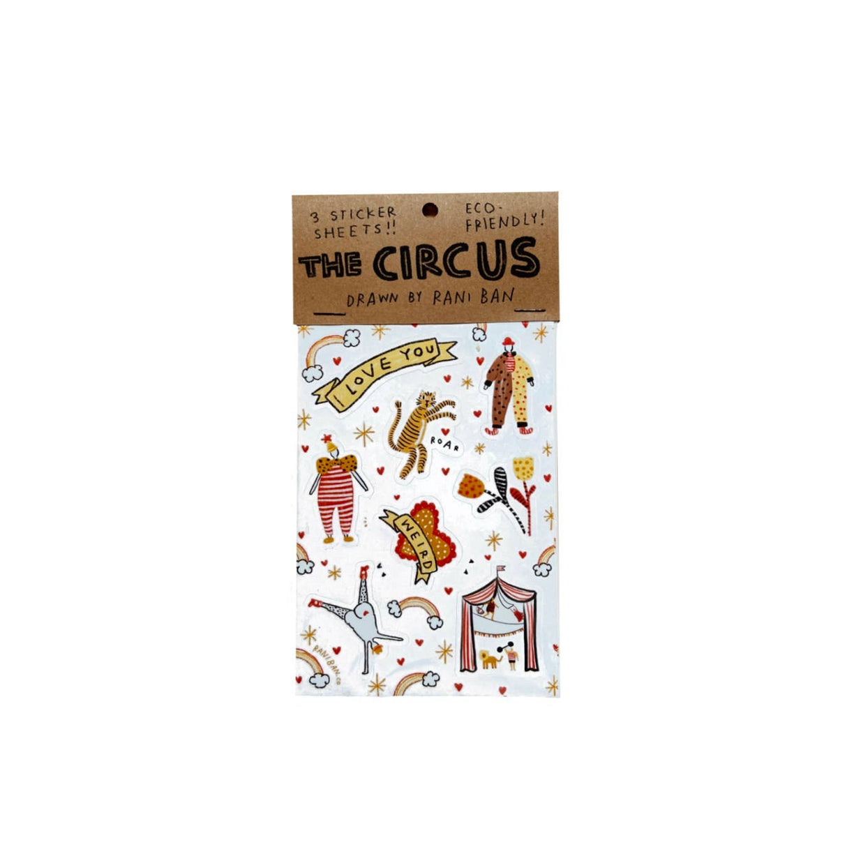 Circus Sticker Sheets
