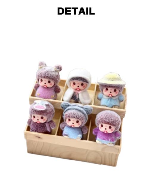 Flocking Doll Baby Monkey Blind Box