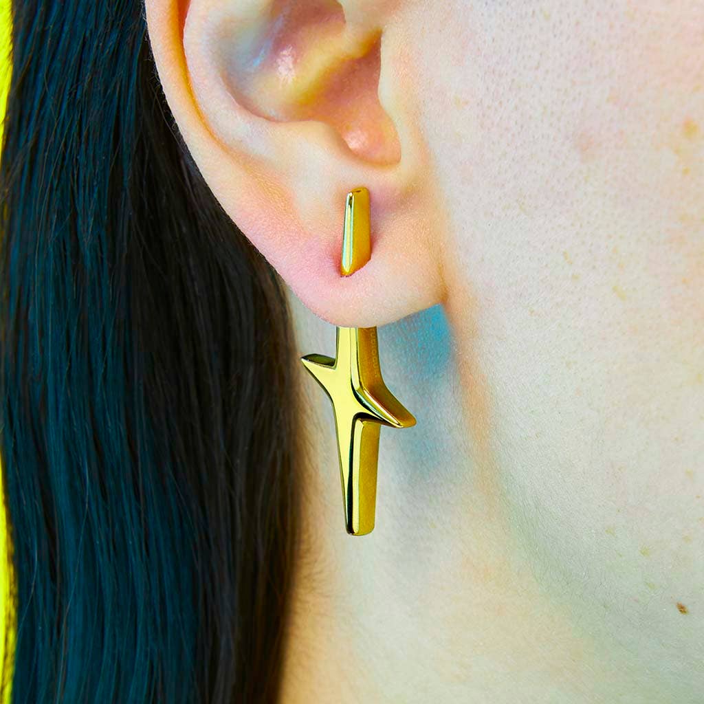 Mini Pierced Star Earring