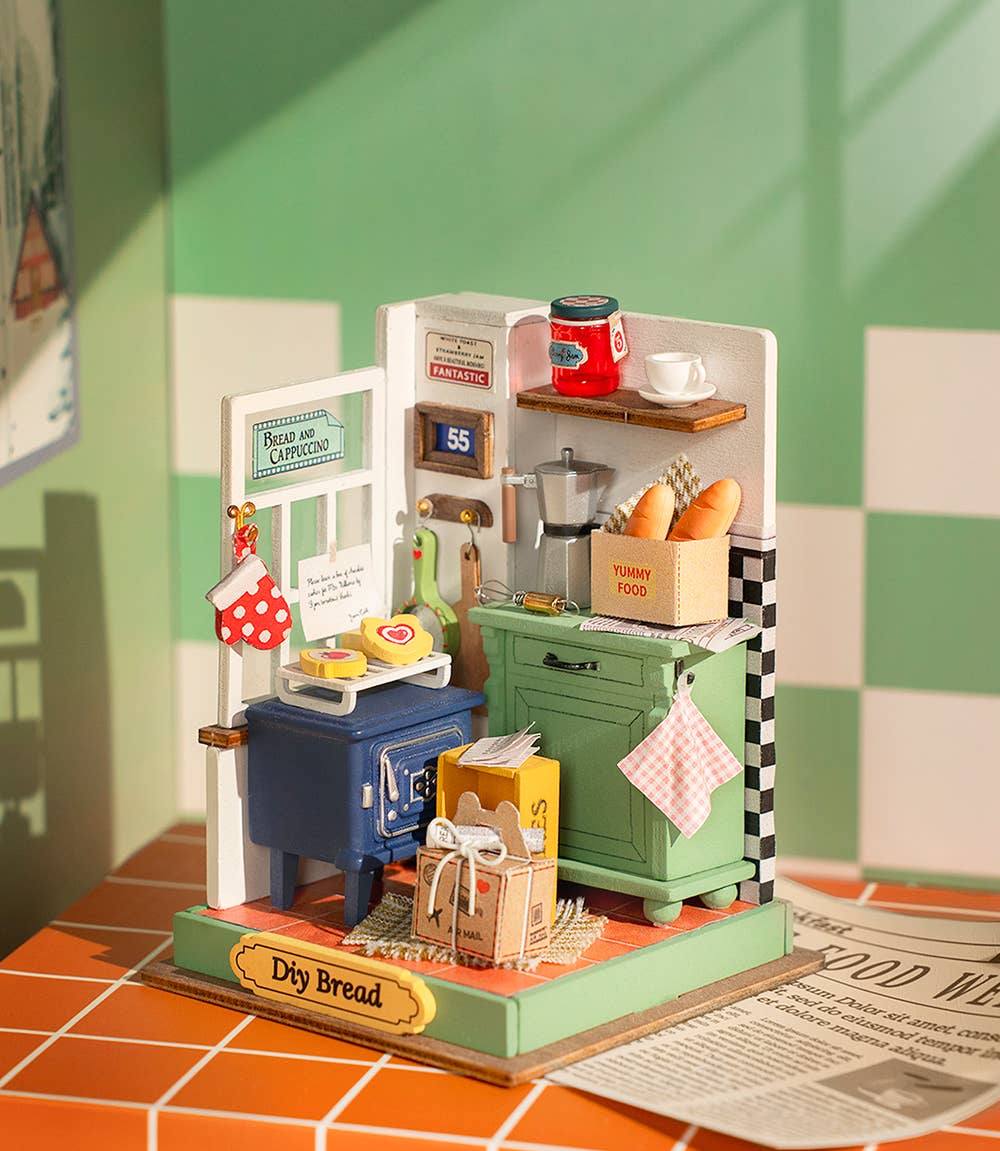 Rolife DIY Kit Mini 3D House Afternoon Baking Time DS029