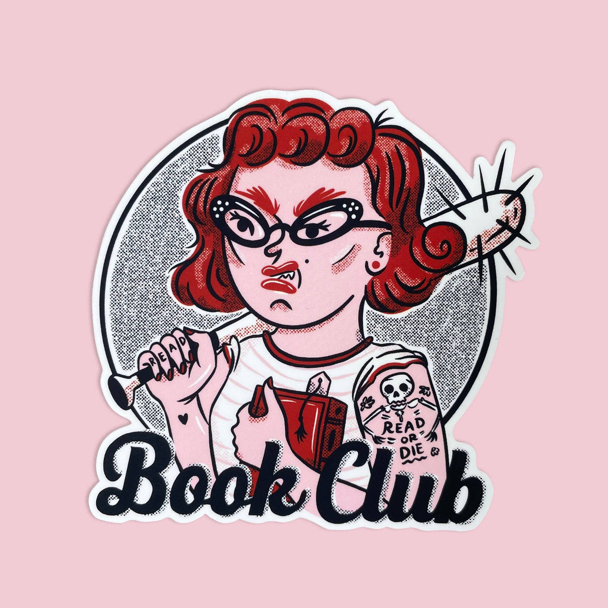 Book Club Sticker
