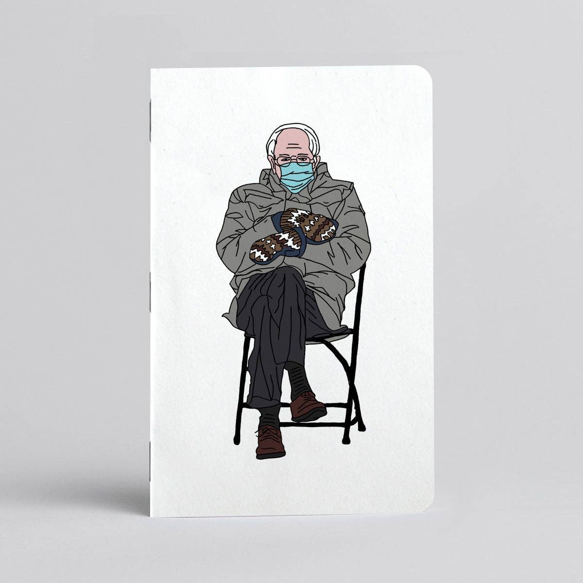 Bernie Sanders - Notebook - Viral Mittens Pocket Notebook