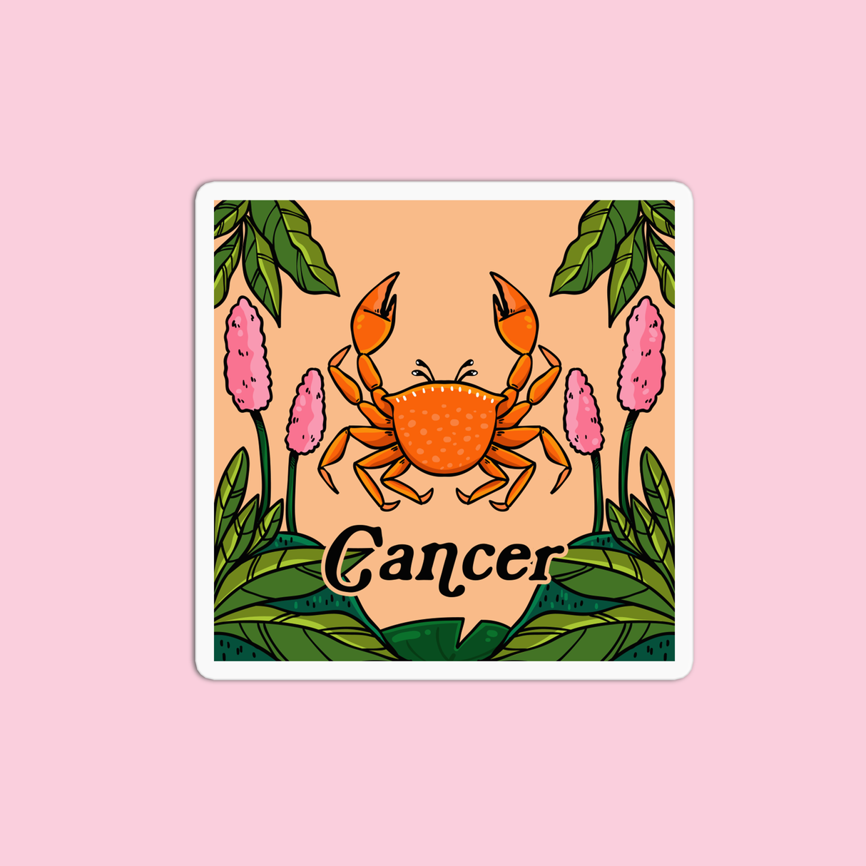 Cancer Vinyl Waterproof Sticker