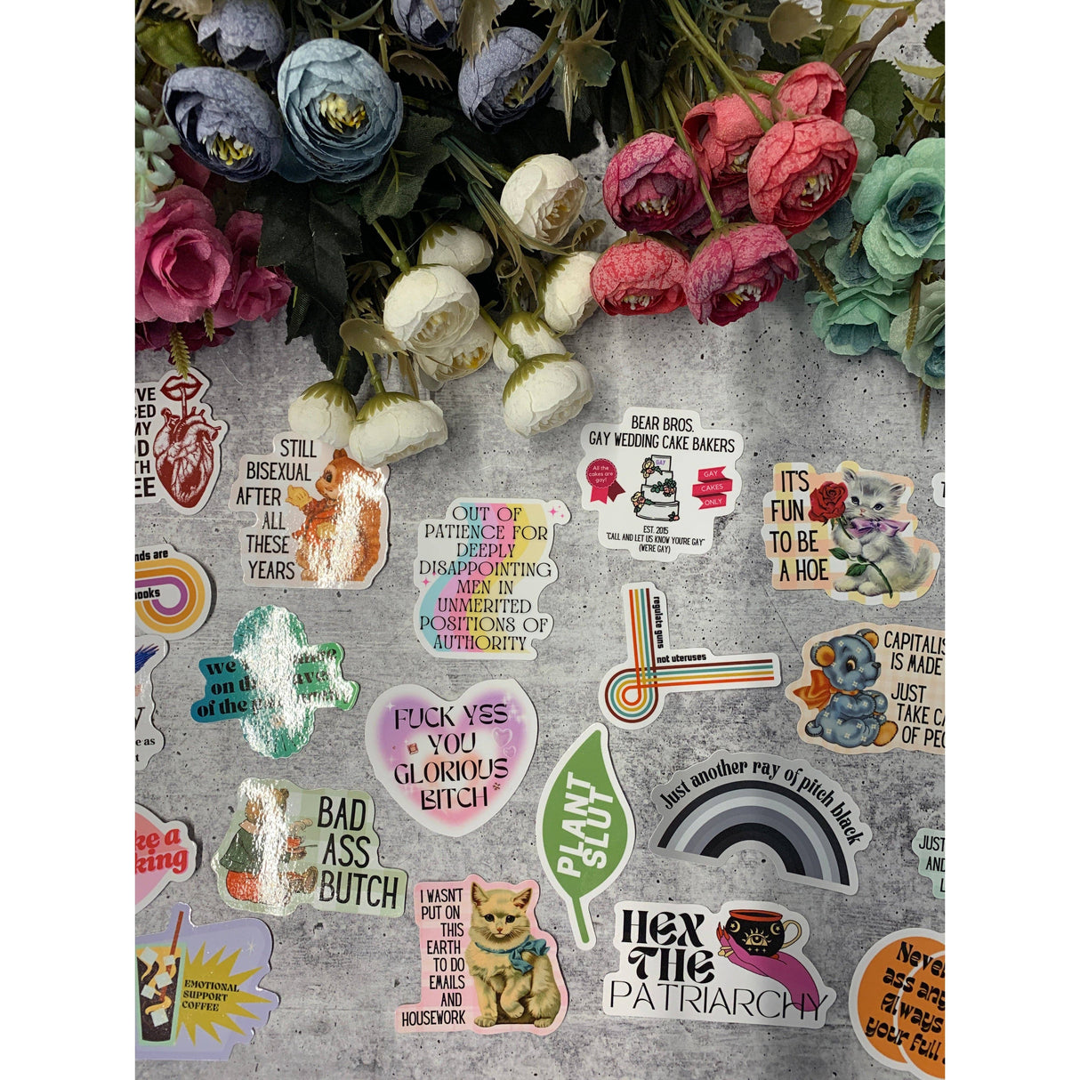 Out Of Patience For Deeply Disappointing Men Vinyl Sticker