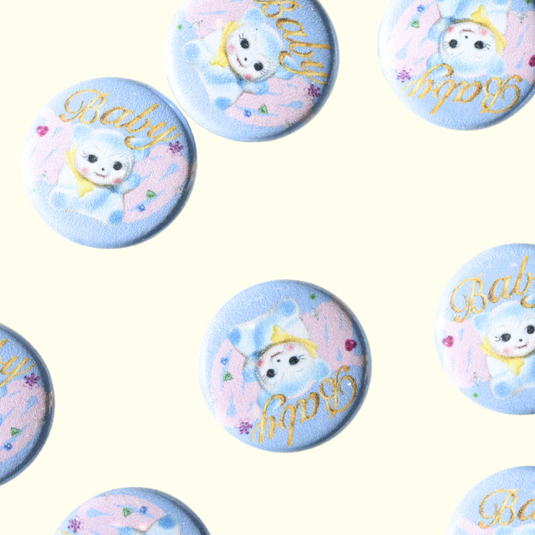 Gem Baby Pinback Button
