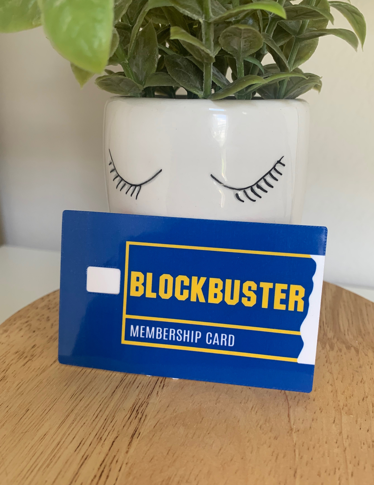 Blockbuster Credit Card Sticker