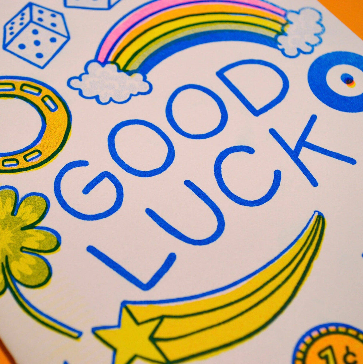 Good Luck Lucky Items Greeting Card