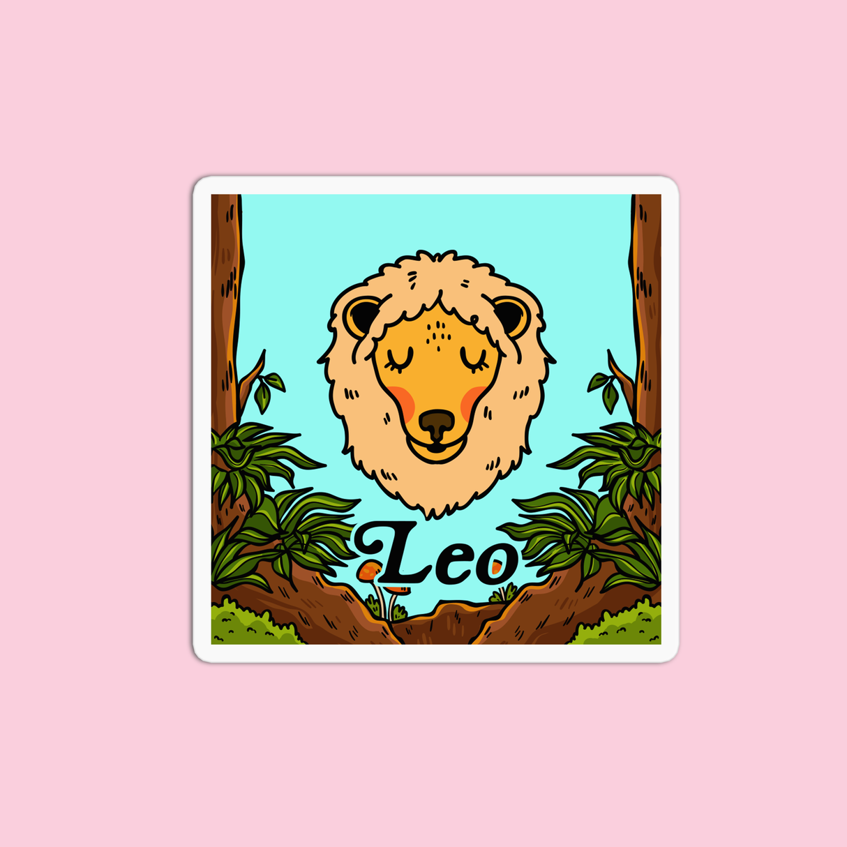 Leo Vinyl Waterproof Sticker