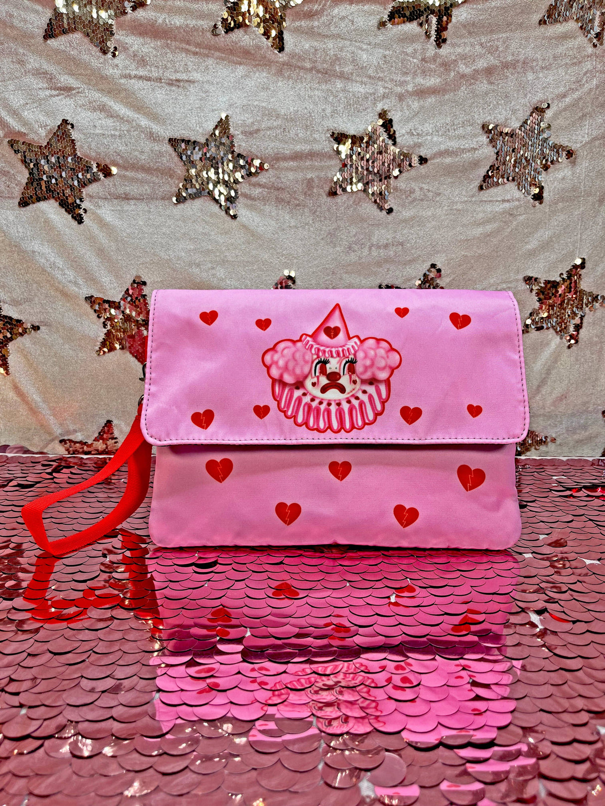 Smell Proof Bag with Lock, Sad Clown