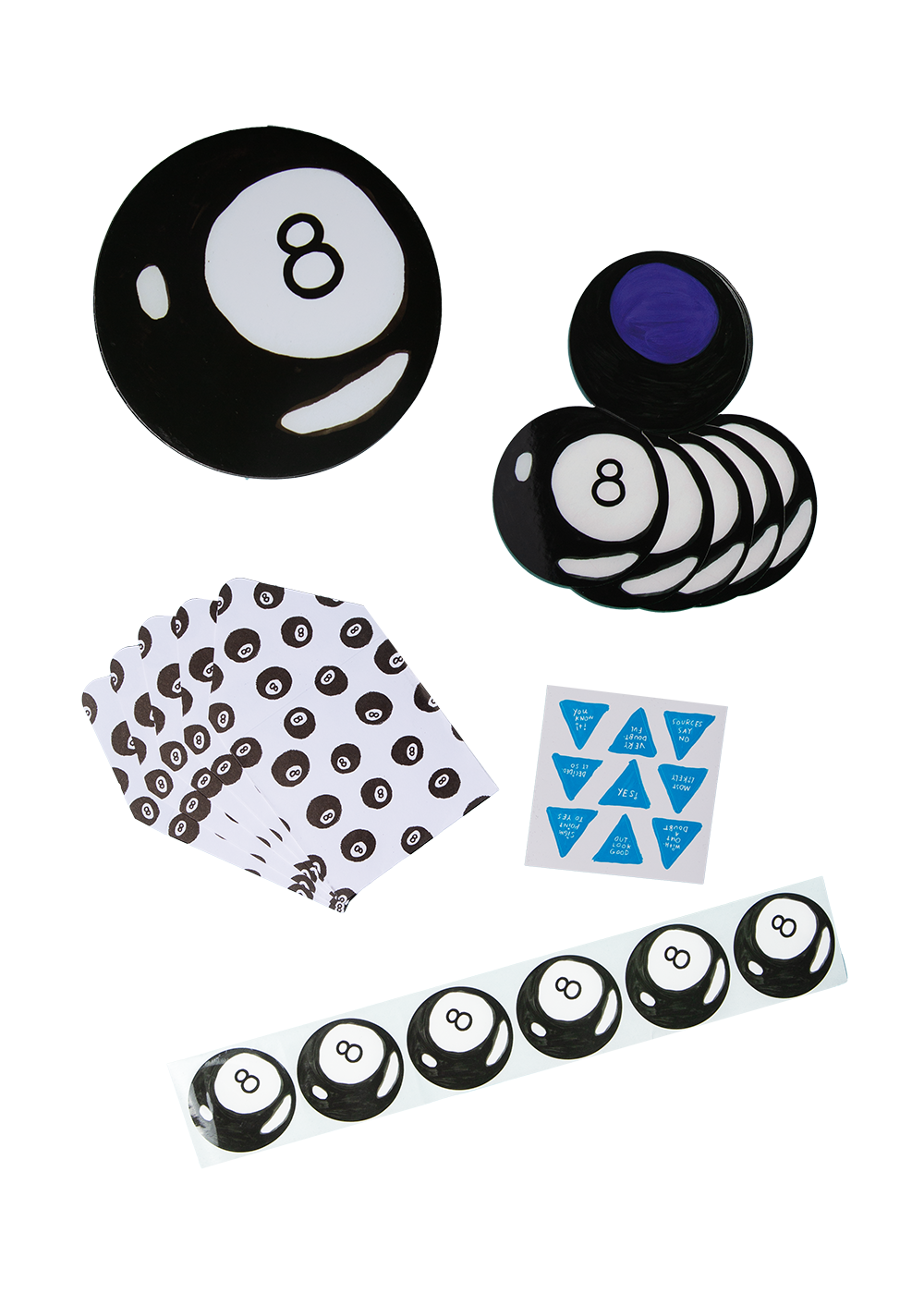 8 Ball Card Stationery Set