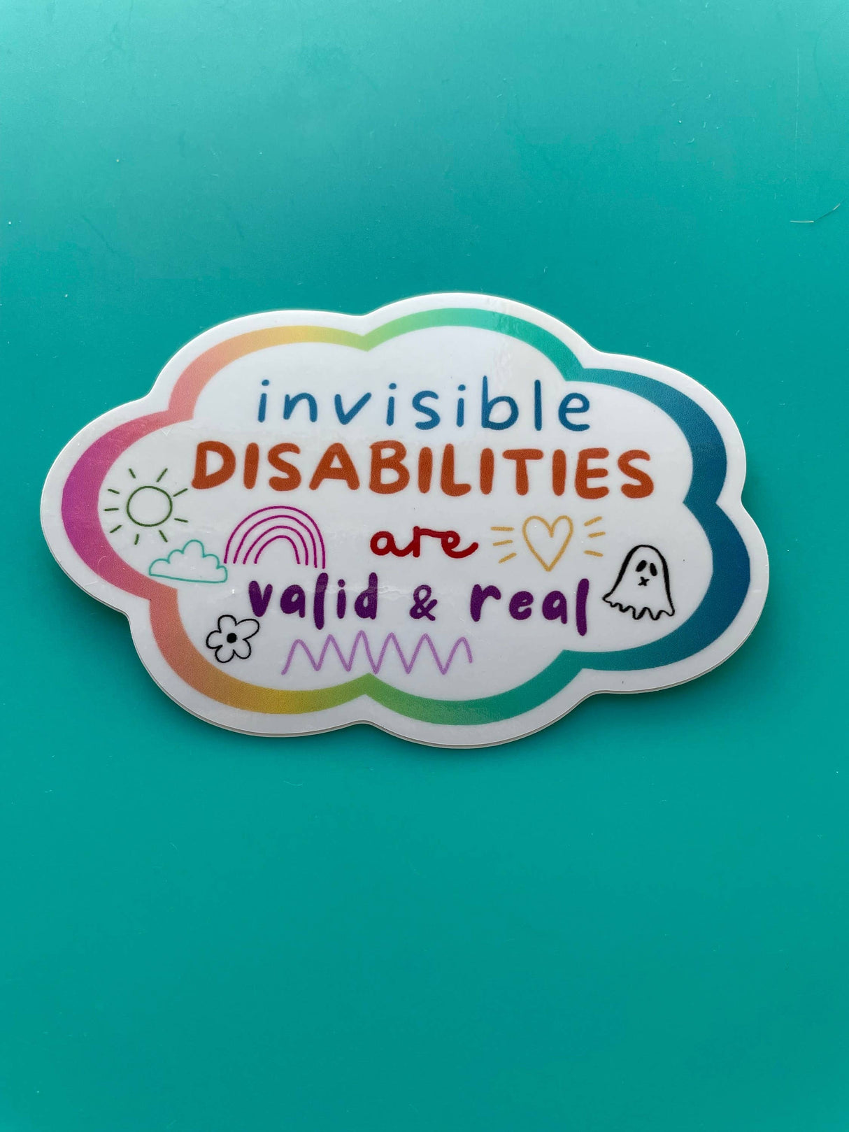 Invisible Disability Awareness Sticker