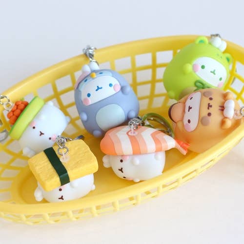 Molang Figure Keyring Bag Charms