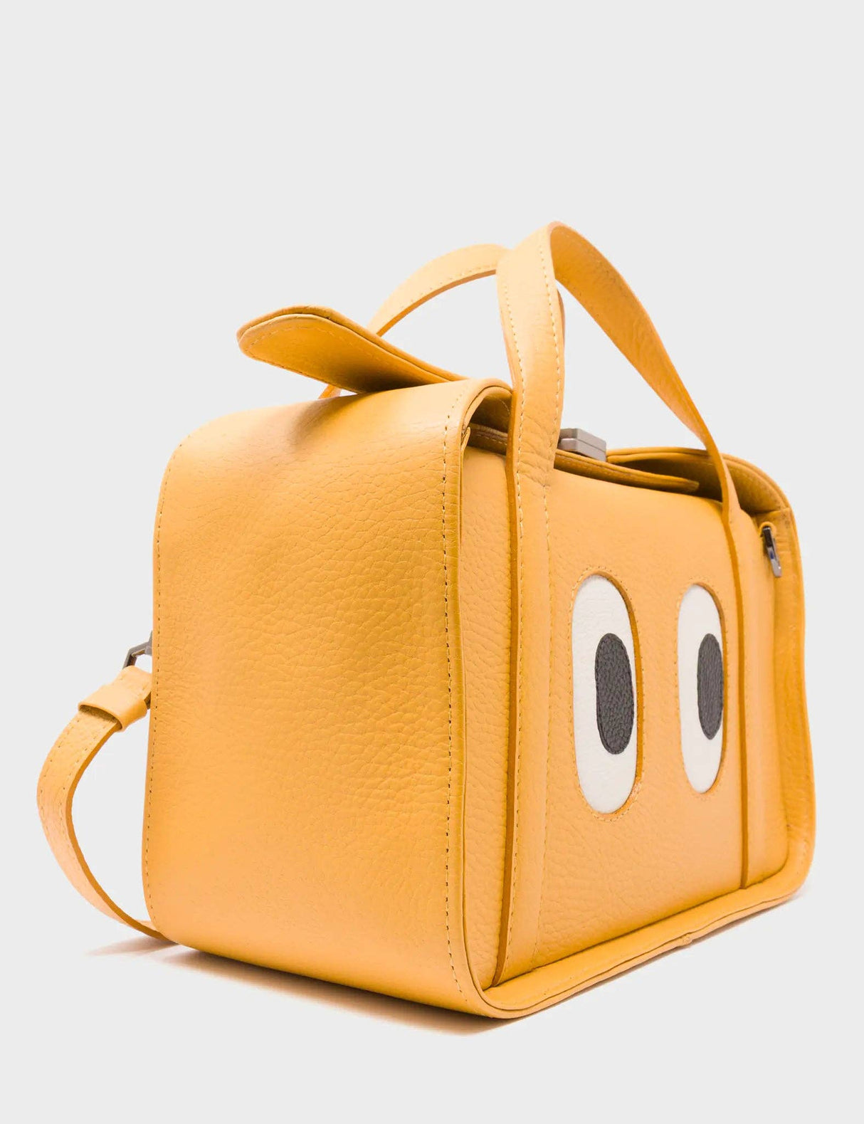 Benji Medium Crossbody Golden Glow Leather Bag - Look Up π