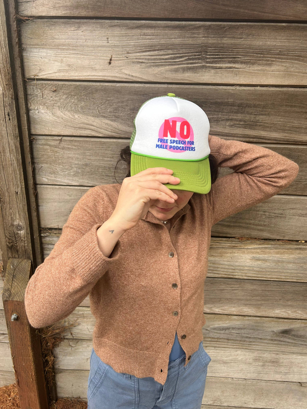 No Free Speech For Male Podcasters Hat