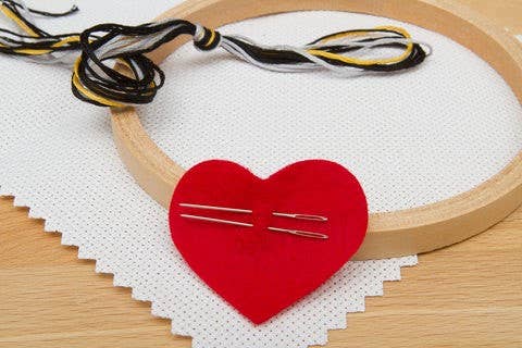 There's No Basement In The Alamo Cross Stitch Kit