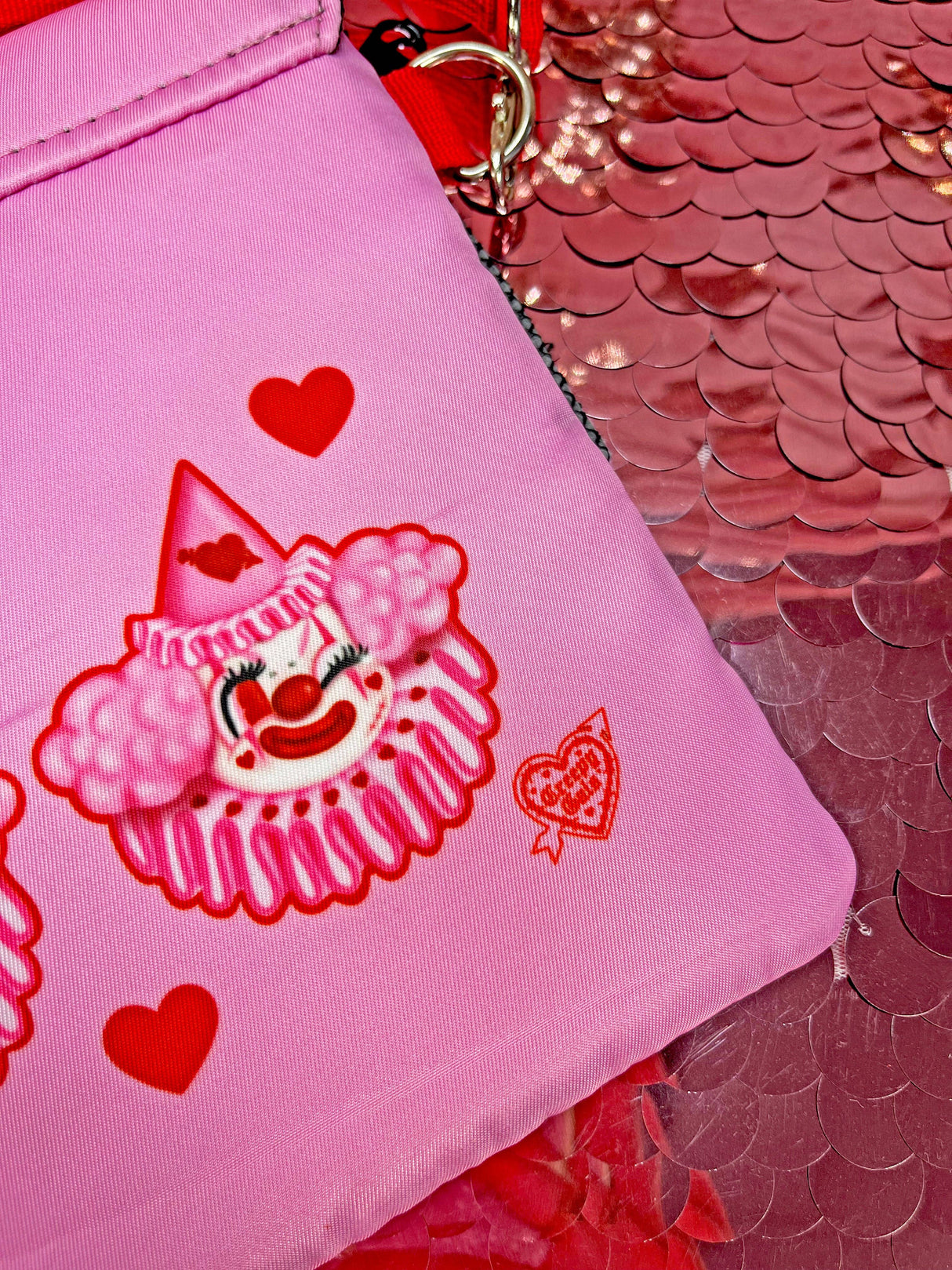 Smell Proof Bag with Lock, Sad Clown