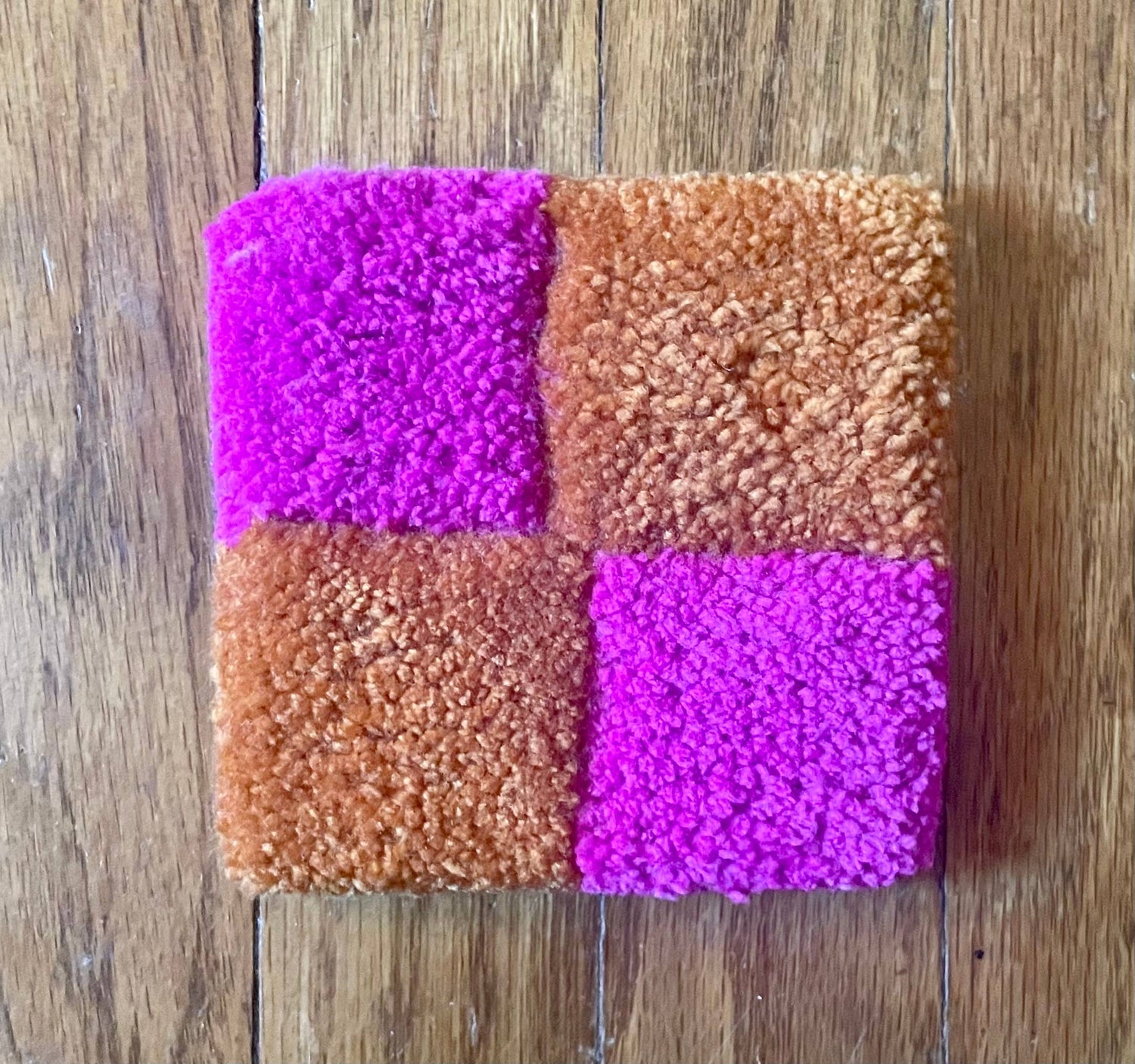 Checkerboard Mug Rug Coaster