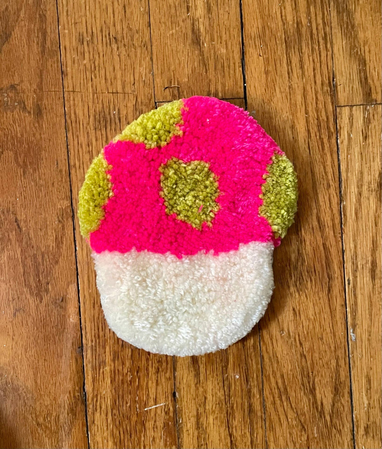 Mushroom Mug Rug Coaster