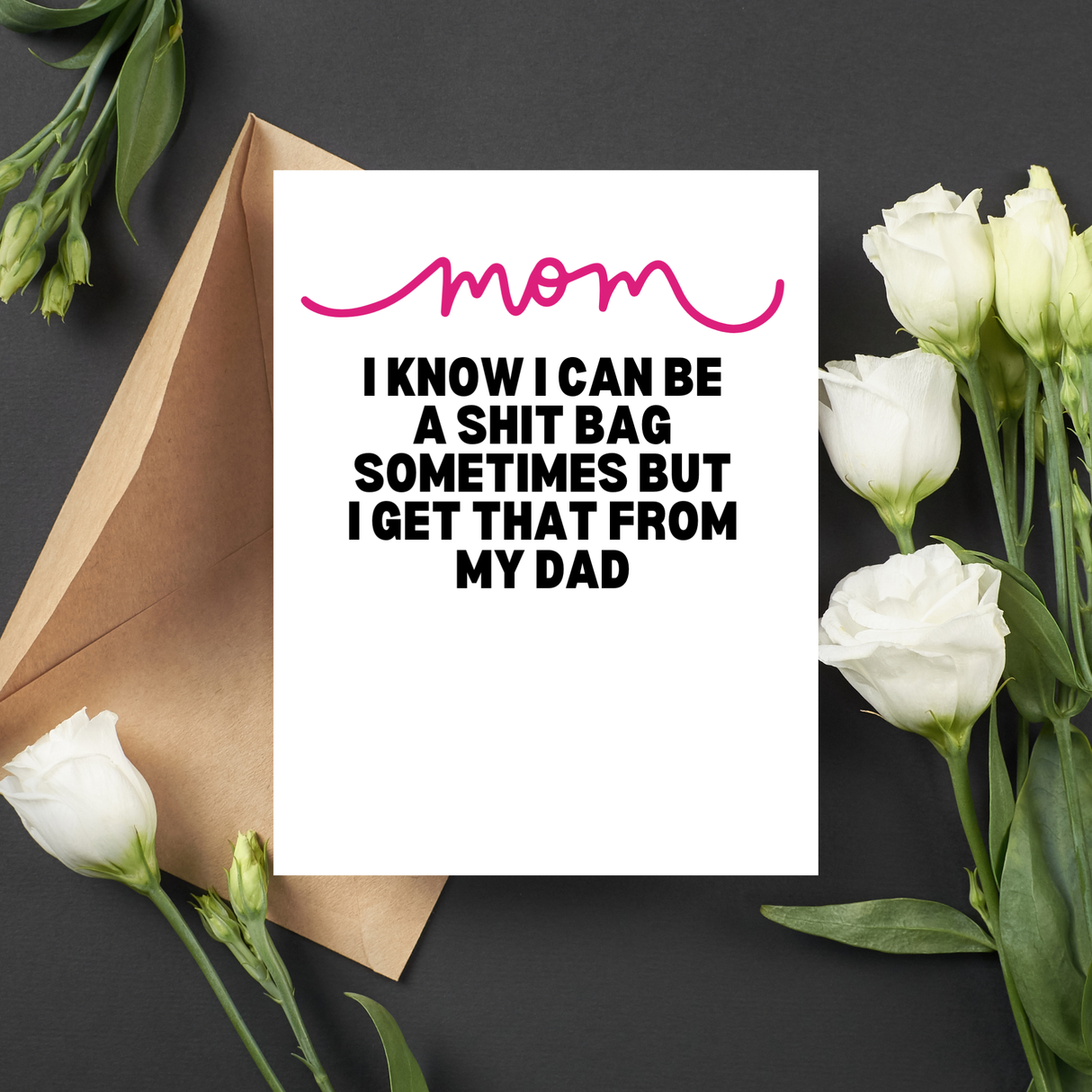 I Get it From Dad Mother's Day Card