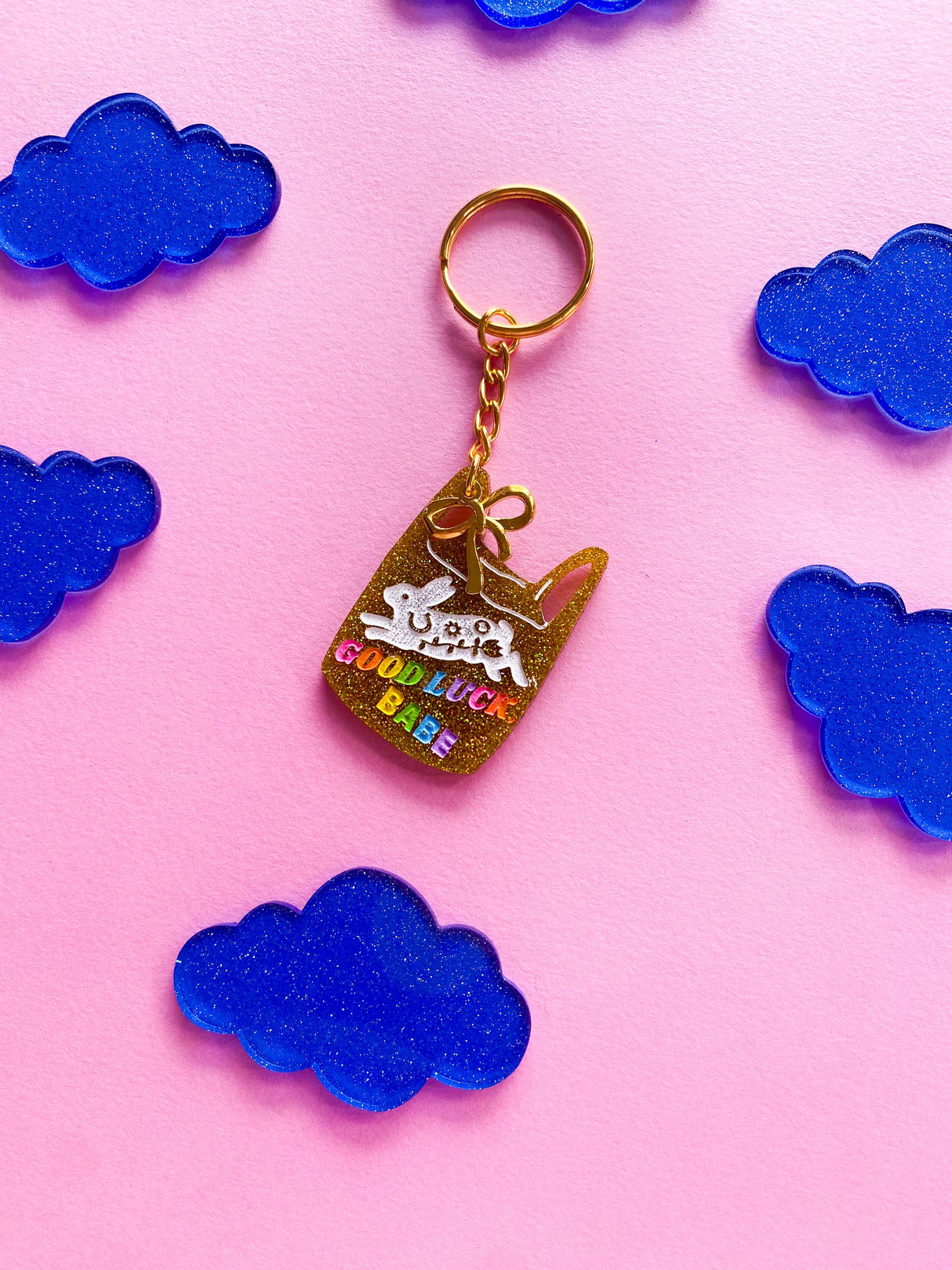 Good Luck, Babe Keychain