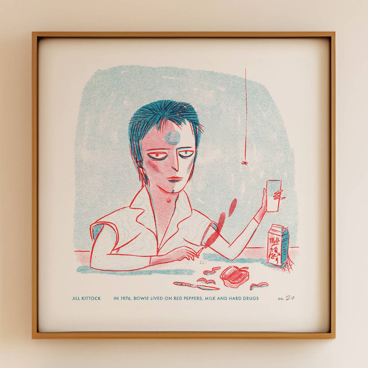 1976: David Bowie Small Print