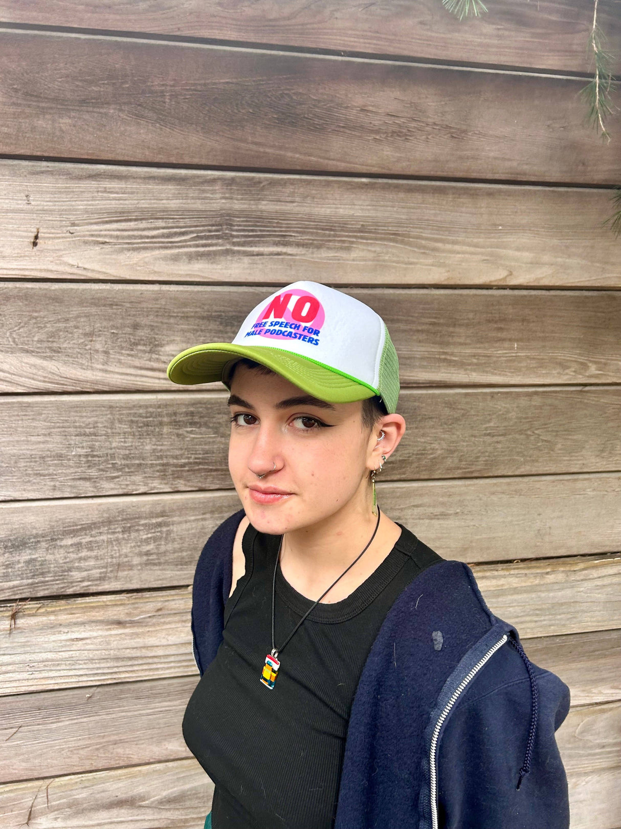 No Free Speech For Male Podcasters Hat