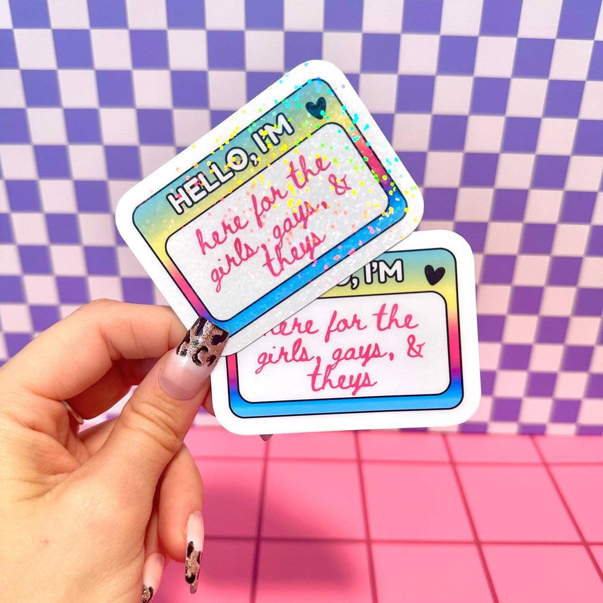 LGBTQIA+ LGBT Ally Pride Waterproof Vinyl Sticker