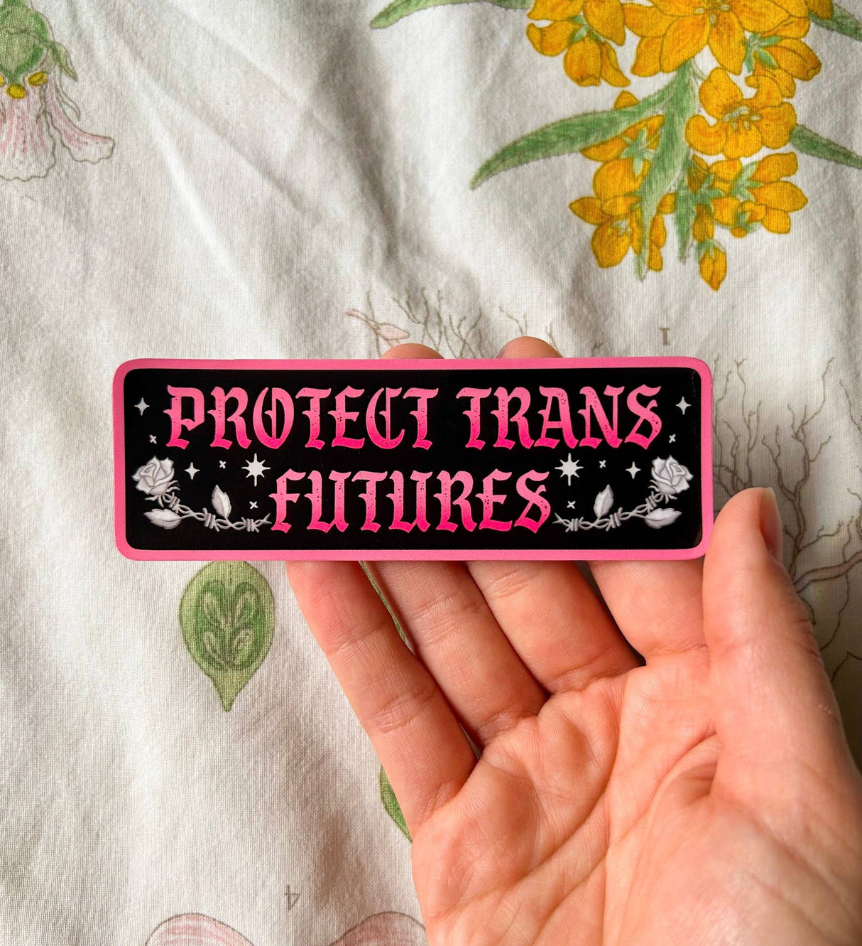 Protect Trans Futures Sticker // LGBTQ+ Transgender Pride