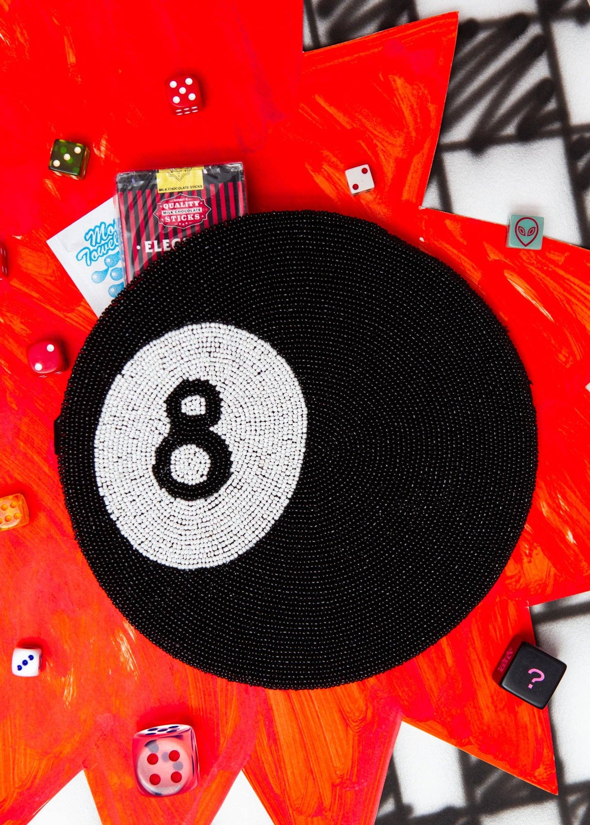 8 ball purse