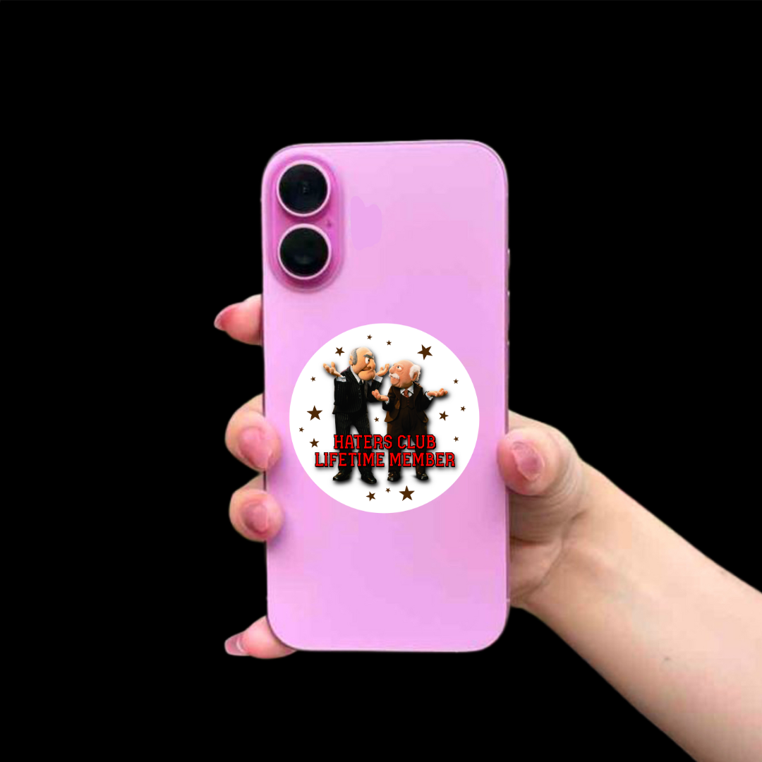 Lifetime Haters Club Member Sticker