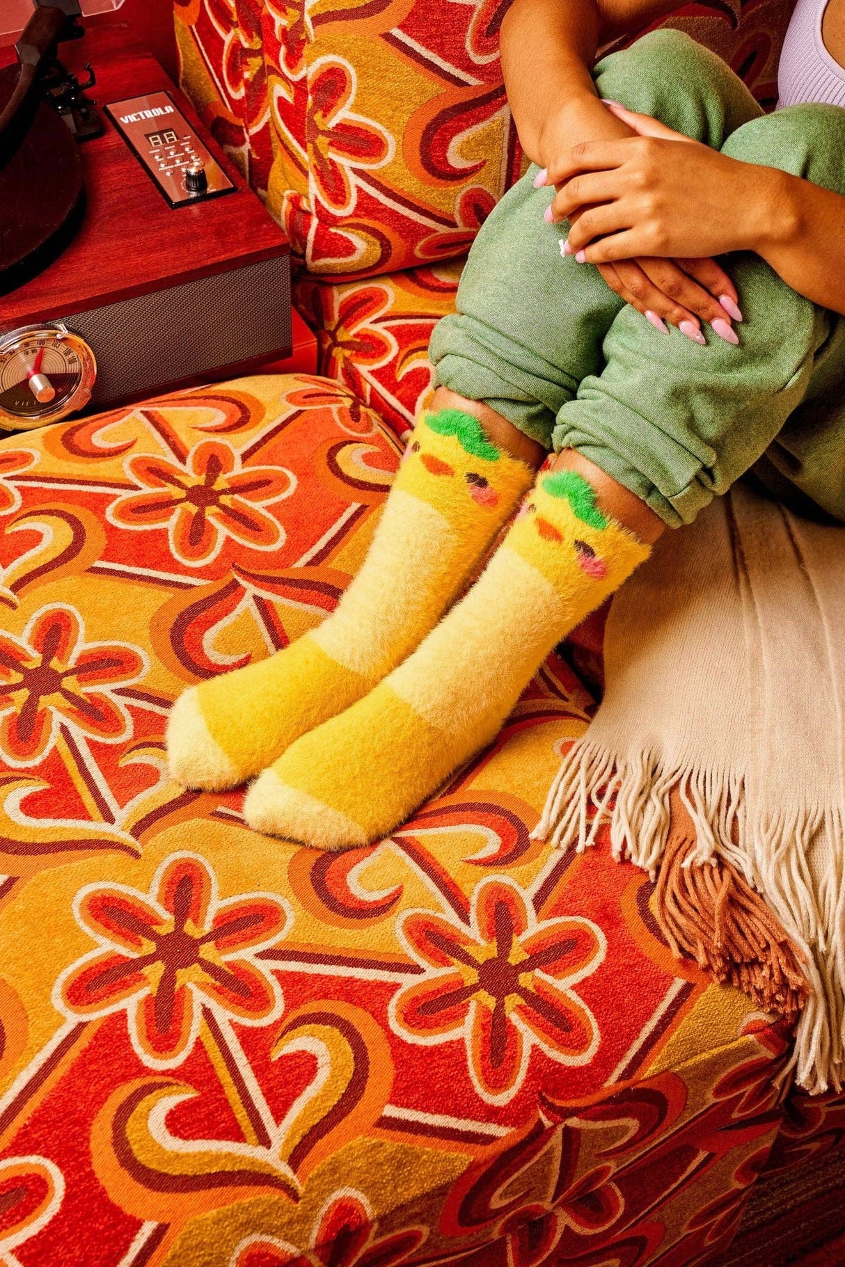 Tiny Protectors Fuzzy Sock 3-Pack (Mina, Taro, Cheese)