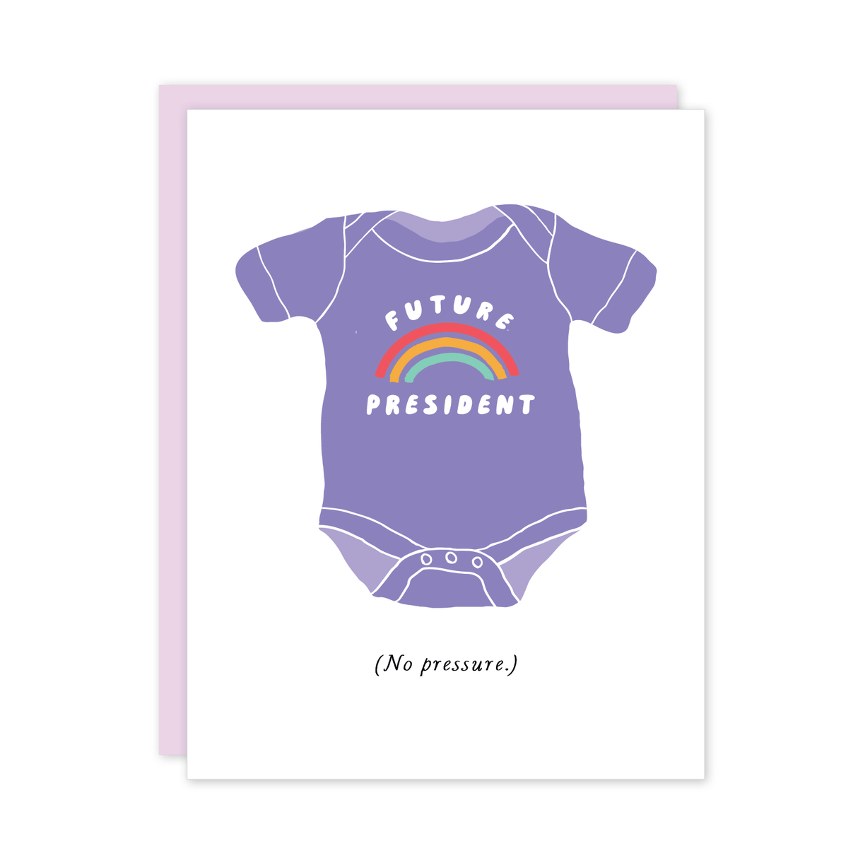 Baby President Onesie Expecting Pregnancy Card