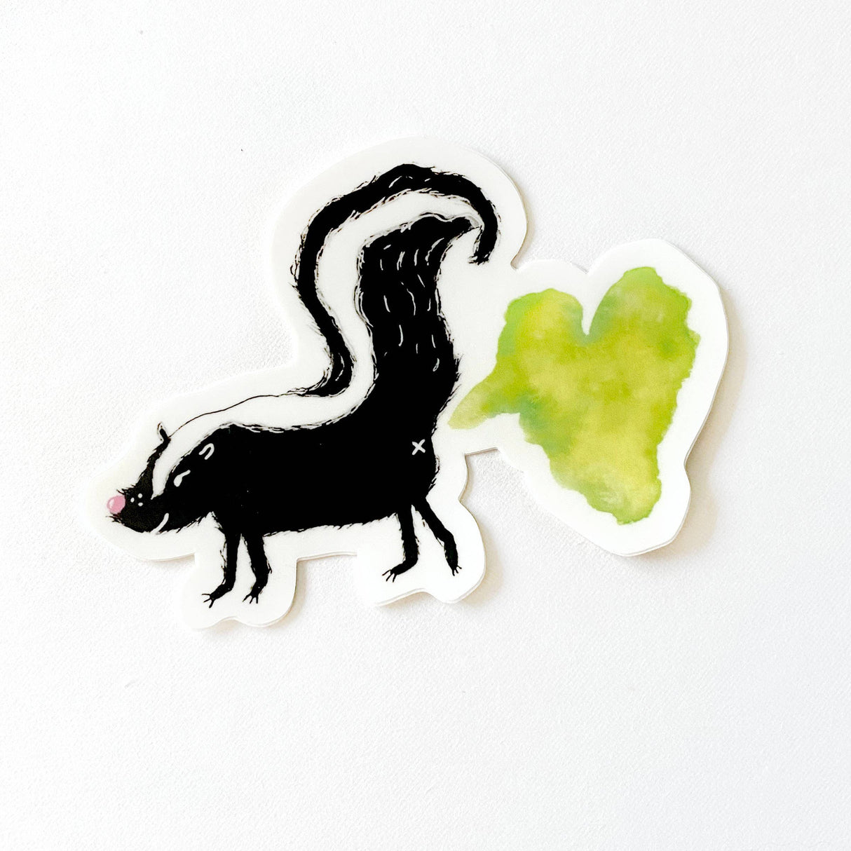 Skunk Heart Vinyl Sticker