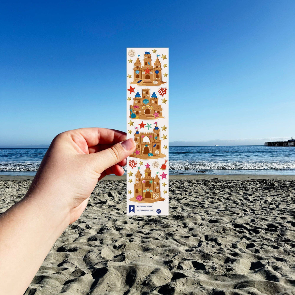 Beachfront Homes Sticker Sheet