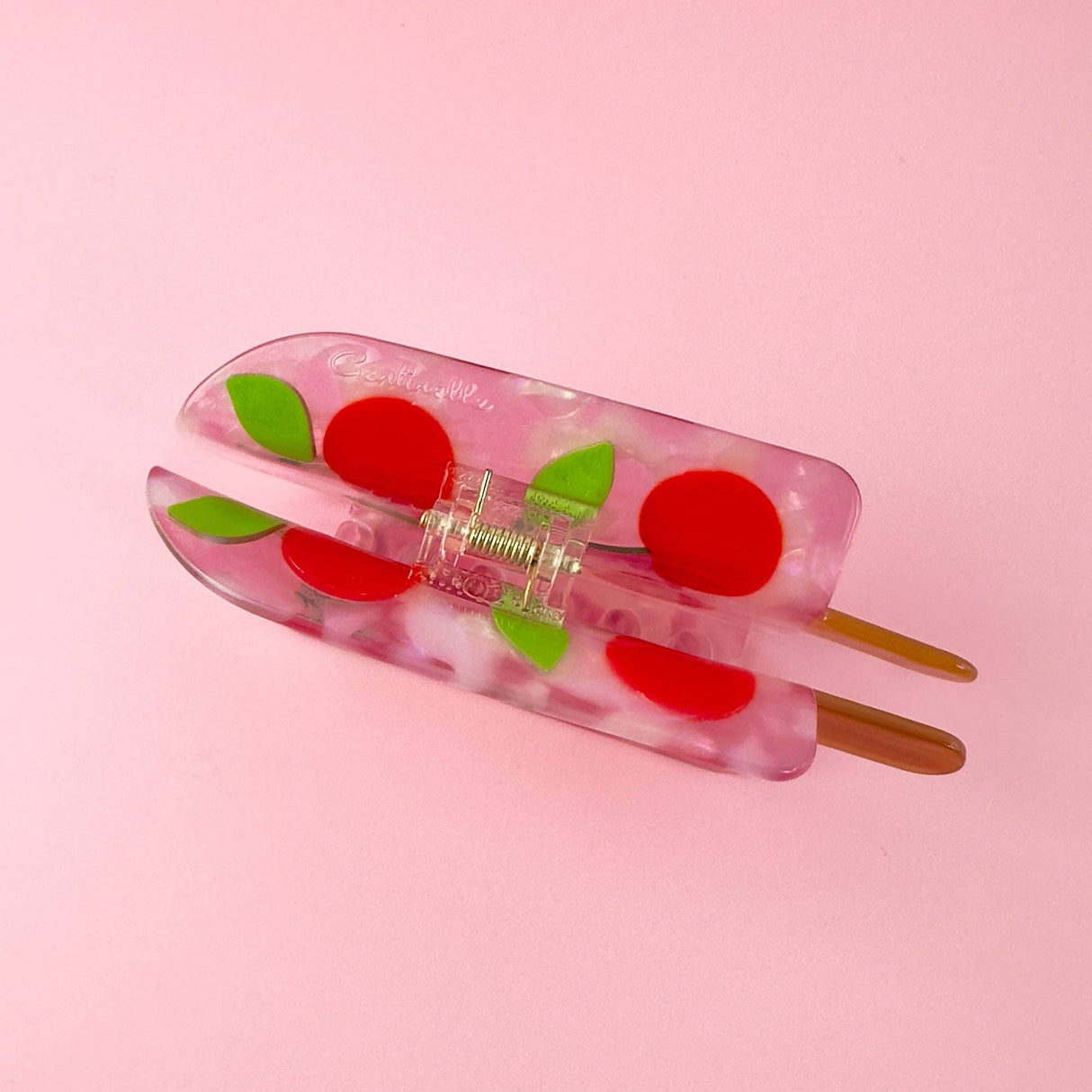 Cherry Popsicle Hair Claw