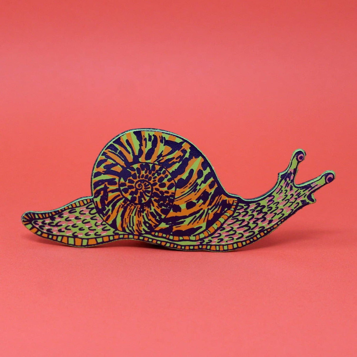 Leather Snail Magnet
