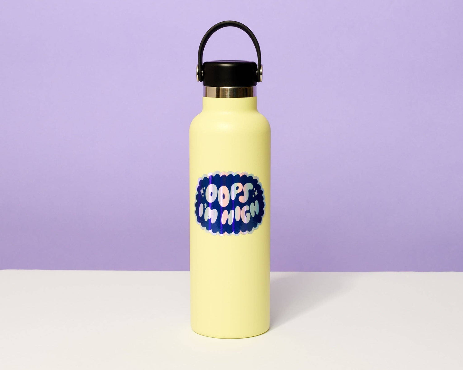 Oops I'm High Holographic Vinyl Sticker