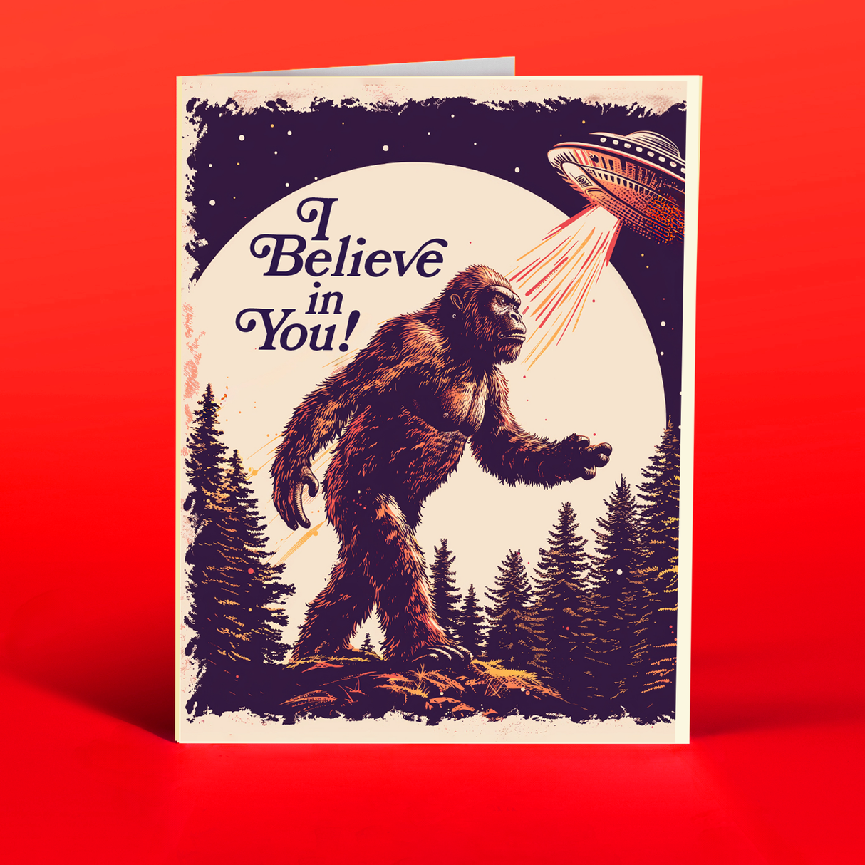 YETI BELIEVES! Greeting Card